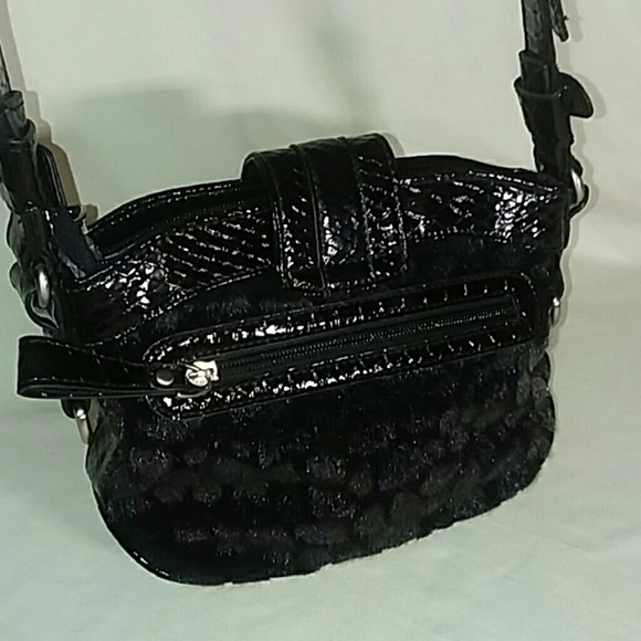 CUTE MC  Marc Chantal LEATHER TRIM PURSE - Picture 2 of 8